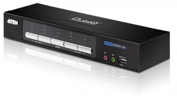 Switch KVM ATEN CM0264 - Commande de 4 ordinateurs avec sorties DVI et HDMI_0