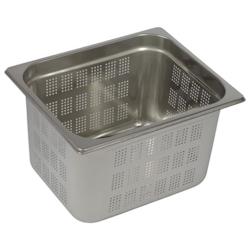 Bac Gastro Inox AISI 304 Perforé GN 1/2 H. 200 mm avec anses - Gastroland - 3701666007330_0
