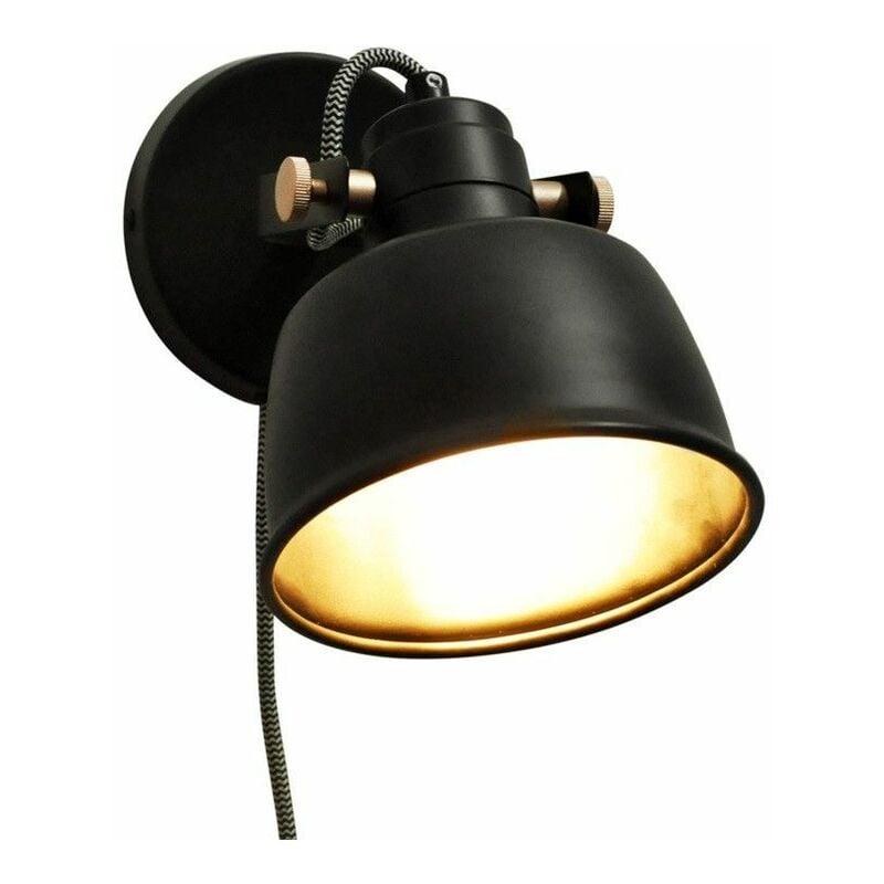 Lamptobe 5W Applique Murale Interieur Avec Interrupteur Et Prise,Lot De