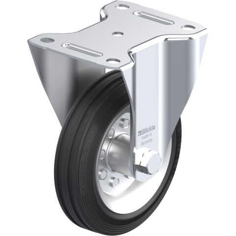 BLICKLE - ROULETTE FIXE Ø 150MM BANDAGE CAOUTCHOUC SBR 135KG - B-VE 150R
