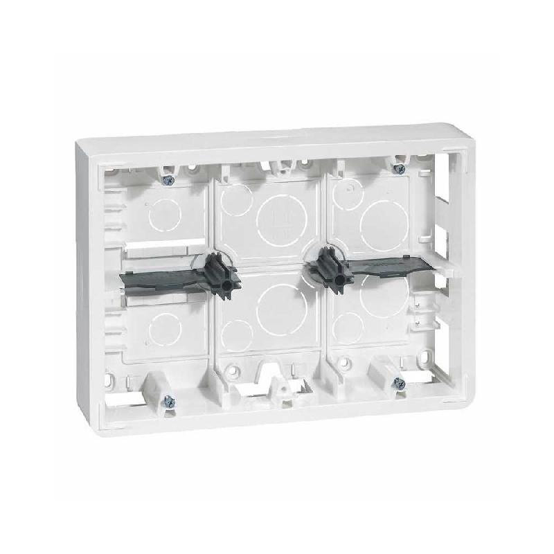 Cadre saillie MOSAIC 4, 5 ou 2x2 modules plastique multicolore 46 mm Legrand - 419595_0