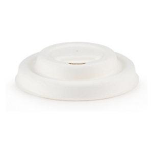 COUVERCLE BIOSOURCÉ POUR GOBELET CARTON 20 À 30 CL