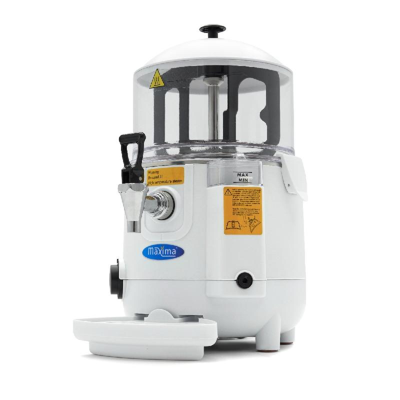 Distributeur de chocolat chaud - 5L - blanc | Maxima - 09504000_0