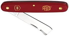 Écussonnoir à vigne Felco 3.90 20 - lame droite en acier inoxydable - manche nylon rouge_0