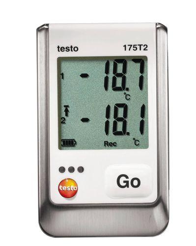 Enregistreur de température Testo 175 T2 - -40 à +120 °C - IP 65 - Mémoire 1 million de valeurs - Autonomie 3 ans_0