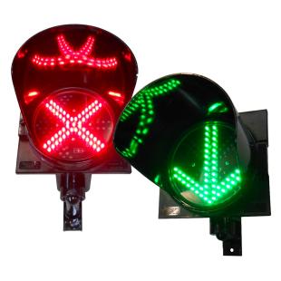Feu de passage croix rouge / flèche verte - D200 mm ou D300 mm - LEDs haute intensité - 159615_0