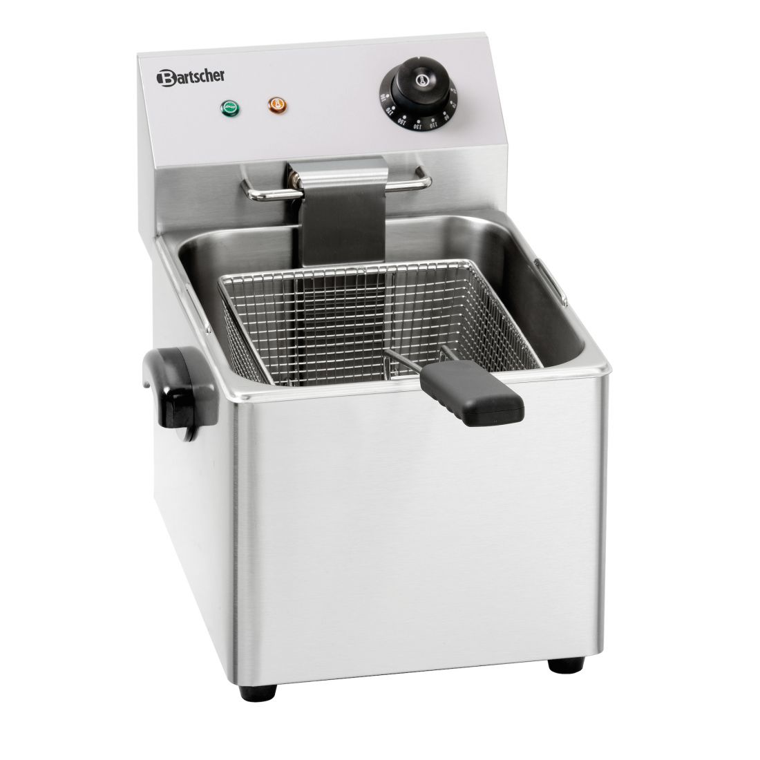Friteuse électrique 220V - 8 litres Snack III - Acier inoxydable - Bartscher_0
