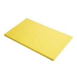 Gastro M Planche à Découper Polyéthylène PEHD Jaune 600 x 400 mm - jaune plastique 0645760266657_0