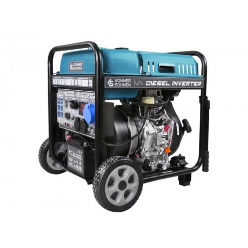 GROUPE ÉLECTROGÈNE À INVERTER DIESEL - 5,5 KW - 230V - KS 6100IDЕ ATSR KONNER & SOHNEN