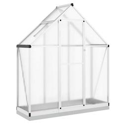 Helloshop26 - Serre tente abri plante fleur légumes avec cadre de base argenté 169 x 58 x 202 cm aluminium Argent 02_0044520 - 3000220191219_0