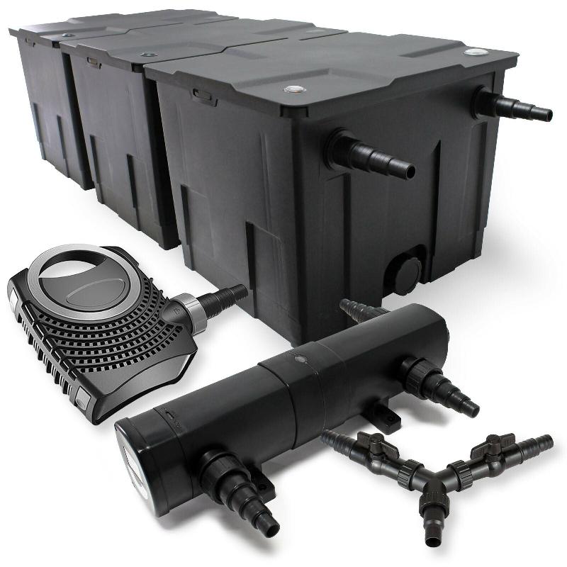 Kit filtration bassin 90000 litres 18 watts stérilisateur 80 watts pompe 16_0001363_0
