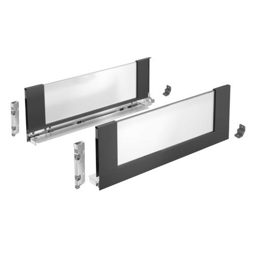 KIT TIROIR CASSEROLIER INLAY AVANTECH YOU - HAUTEUR 187 MM - L 600 MM - ANTHRACITE HETTICH