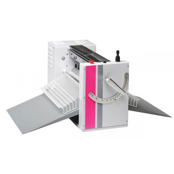 Laminoir électrique professionnel à poser sur table - tablettes inox téflonnées - Synergie_0