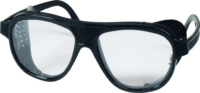Lunettes de protection EN 166 branches noires, verres transparents nylon, plastique SCHMERLER_0