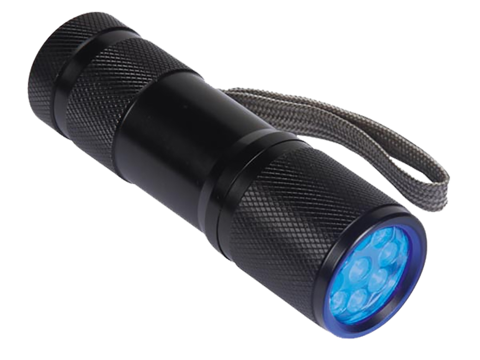 Mini lampe torche UV - 5041VE - aluminium anodisé - étanche IP65 - longueur d'onde 395 à 400 nm_0