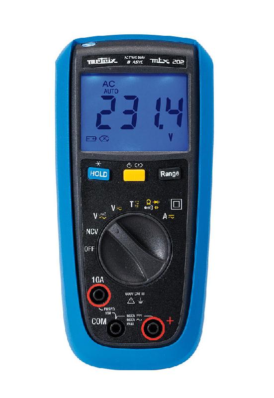MTX202-Z - Multimètre numérique portable TRMS AC/DC avec détection de tension sans contact - METRIX_0