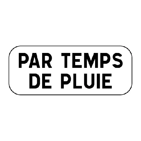 Panonceau 2 lignes pour triangle - M9z_0