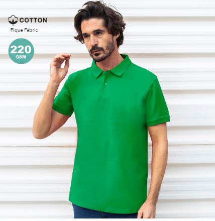 Polo adulte manches courtes - 100% coton peigné Ring Spun 220g/m² - Koupan 21143_0