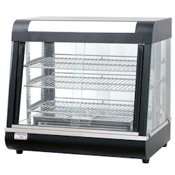 Romux® Vitrine Chauffante 3 Niveaux de 60 cm | Vitrine Professionnelle pour Aliments Chauds avec Température 30/85°C – Capacité 110 L et 1100 W_0