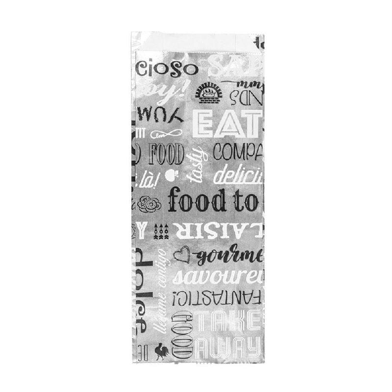 Sachet burger en papier et alum Parole 9+4x22cm - par 500_0