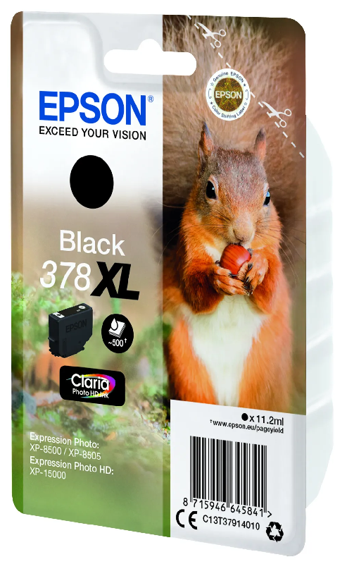 Singlepack Black 378XL Claria Photo HD Ink_0