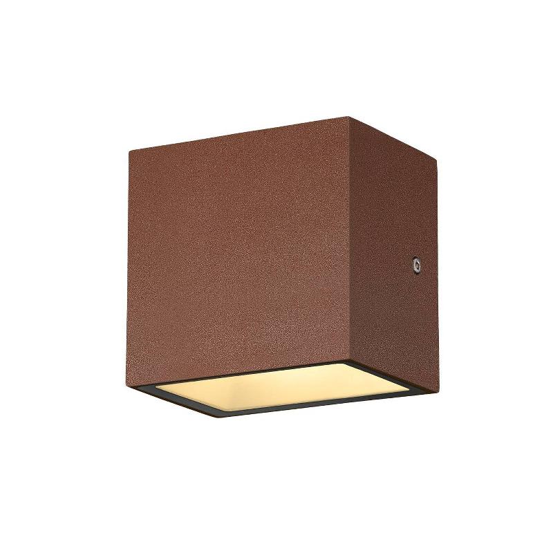 SLV SITRA SINGLE APPLIQUE D\'EXTÉRIEUR LED DOWN, ROUILLE