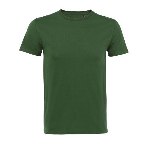 TEE-SHIRT PERSONNALISABLE HOMME EN COTON ORGANIQUE BIO VERT BOUTEILLE