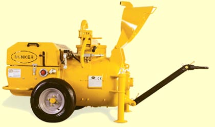Transporteur de chapes Tragen B200 - dimensions réduites - alimentée par compresseur de 2000L - 220V monophase_0