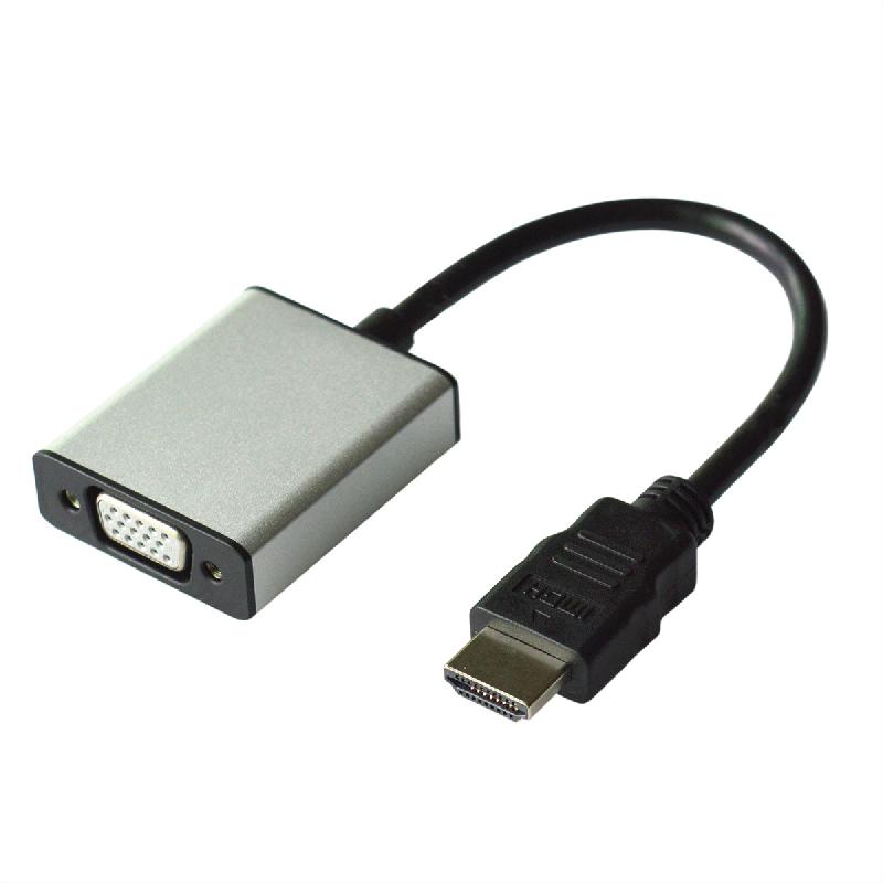 VALUE Adaptateur HDMI vers VGA+Audio 3,5mm, Stéréo_0