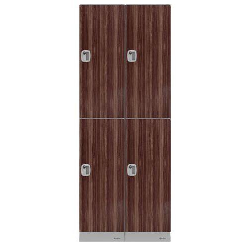 VESTIAIRE MULTICASES 4 CASES 712 MM WENGÉ - MANUTAN EXPERT