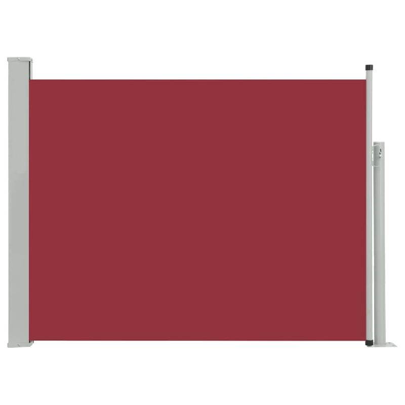 VidaXL Auvent latéral rétractable de patio 140x500 cm Rouge Modèle Ventura Horizon - rouge 48397_0