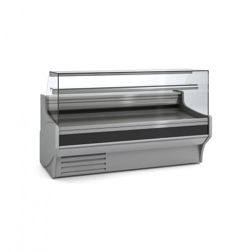 Vitrine horizontale positive L.2465mm P.940mm Vitre droite relevable Docriluc_0
