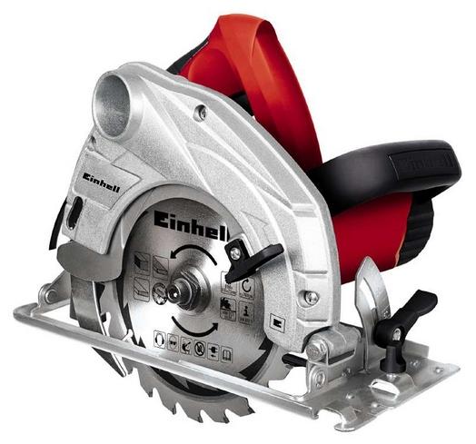 EINHELL TH-CS 1200/1 - Scie circulaire manuelle 1230W avec lame de 16 cm et profondeur de découpe à 90° de 5,5 cm_0
