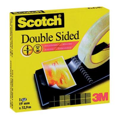 Adhésif double face Scotch® 19 mm x 32,9 m sans film protecteur_0