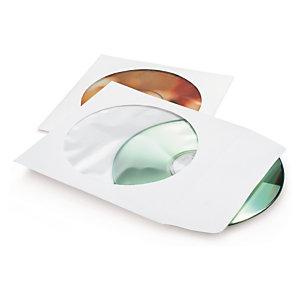 BOITE 100 ENVELOPPES CD-ROM 125X125 MM