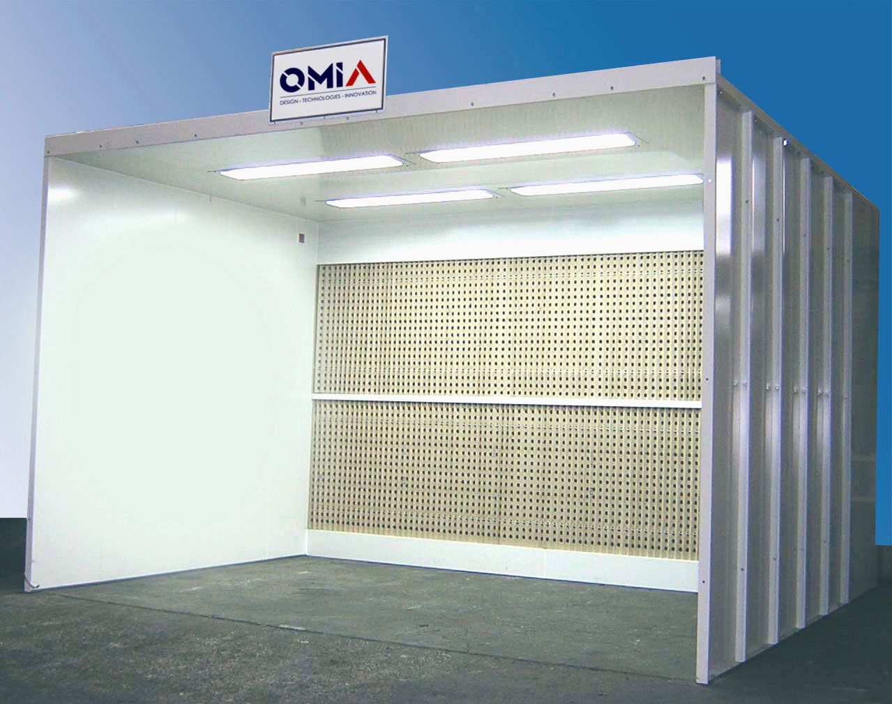 Cabine de peinture CS - Peinture liquide de petites pièces - Ventilation horizontale - Modulable et personnalisable_0