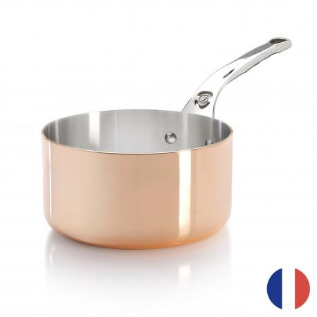 Casserole en cuivre inox à fond magnétique induction - Prima Matera De Buyer - Haute qualité professionnelle_0