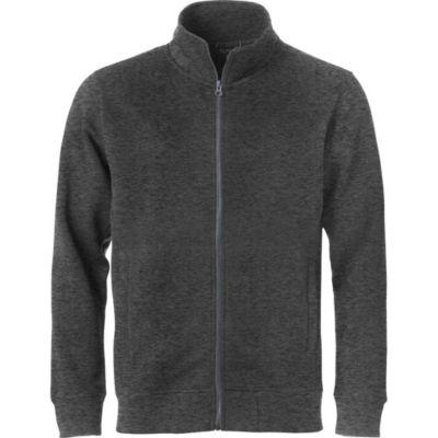 CLIQUE Sweatshirt zippée homme Anthracite Chiné S_0