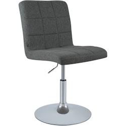 CLP Chaise de salle à manger Ricky en tissu Gris foncé - gris textile 152602956_0