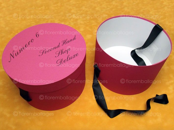 Coffret rond / boîte ronde en carton sur-mesure - boîte cadeau - FLO R Emballages - luxe et personnalisable_0