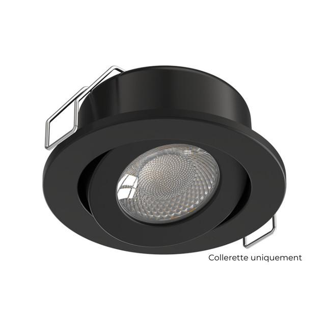 Collerette Ronde Noir Mat pour COMA - TB102MB - SOLUM_0