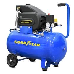 Compresseur d'air silencieux Goodyear - 50L, 8 bar, 2CV, 1.5KW, 115 PSI - Bleu - Réf : 8434691396531_0