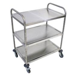Craven Chariot inox de débarrassage 3 niveaux - 5050984306563_0