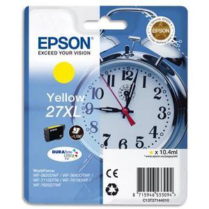 Epson cartouche jet d'encre durabrite ultra jaune xl ''réveil'' 27 (t2714) - c13t27144012_0
