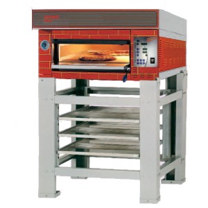 Four à pizza professionnel Tornati Forni - 8 pizzas - électrique - 1 chambre 600 x 1200 x 170 mm_0