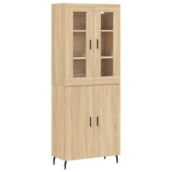Helloshop26 - Buffet bahut commode armoire meuble de rangement organisateur cuisine salle de séjour salon haut sonoma 69,5 x 34 x 02_0034115 - 300021_0