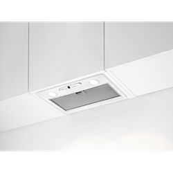 Hotte intégrée LFG615W - design compact - commandes électroniques par touches - moteur puissant_0