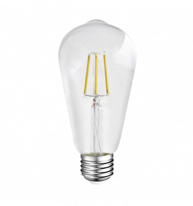 Lampe LED filament E27 - 4W, 2700K, IP20, intérieur/extérieur - Ref : 5989_0
