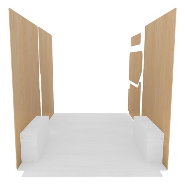 Lateraux bois pour vehicule utilitaire amenager-fourgon-NISSAN NV400 L2H2-camionnette atelier_0