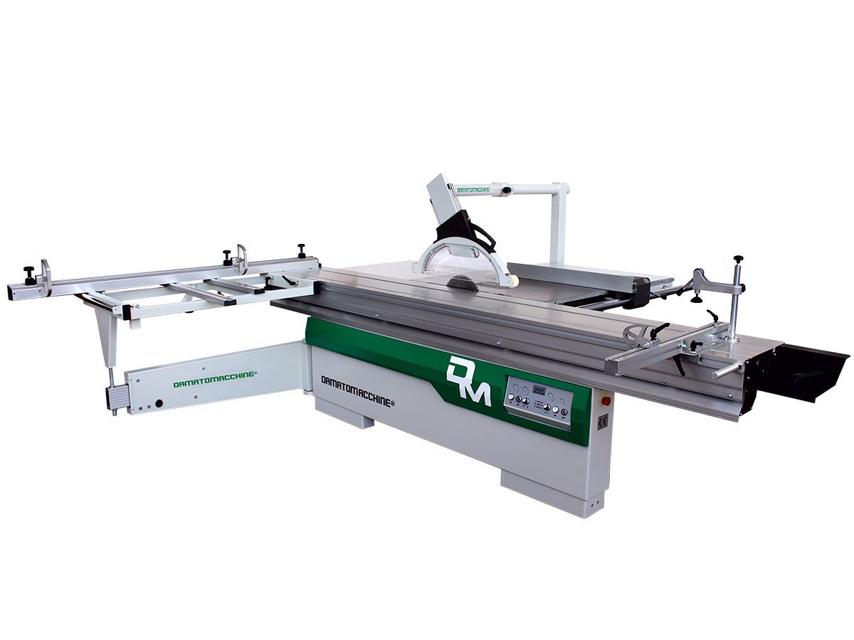 Optima 3200-400 - Scie à format - DM Italia SRL - diamètre scie principal 400 mm - DMCI305 - chariot à équarrir et protection télescopique_0